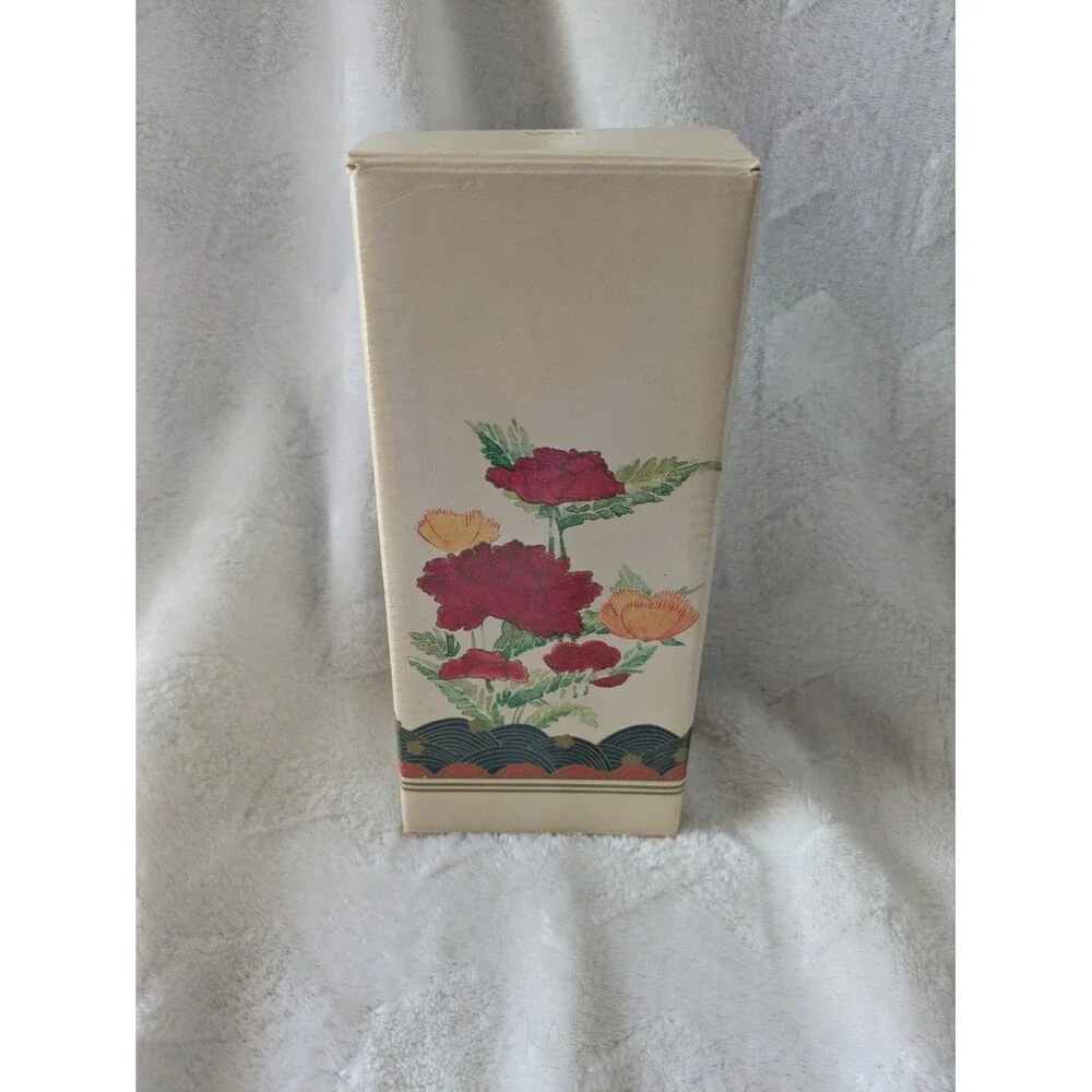Avon Imari Extraordinaire Poppy Glass Vase 1991